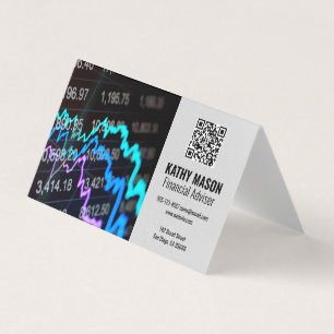 Aktienkurs QR-Code Visitenkarten