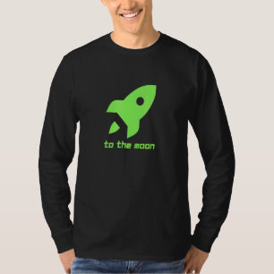 Aktienmarkt - Auf dem Mond Kurze, unter Druck steh T-Shirt