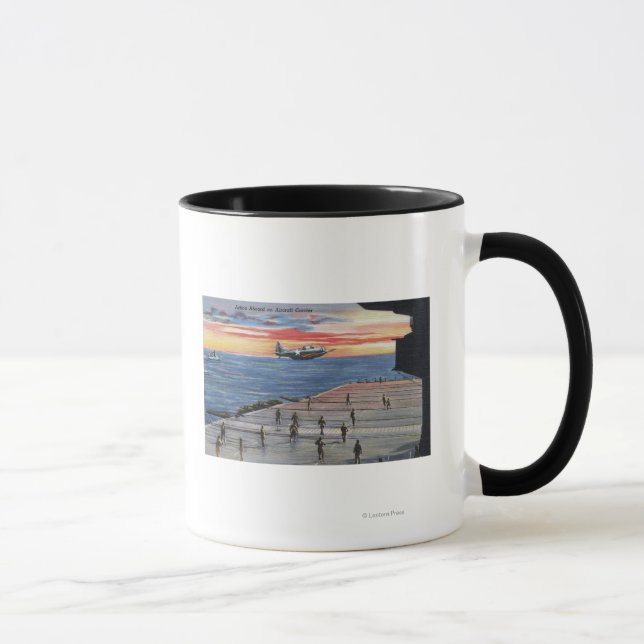 Aktion des Luftfahrtunternehmens an Bord - US-Mari Tasse (Rechts)