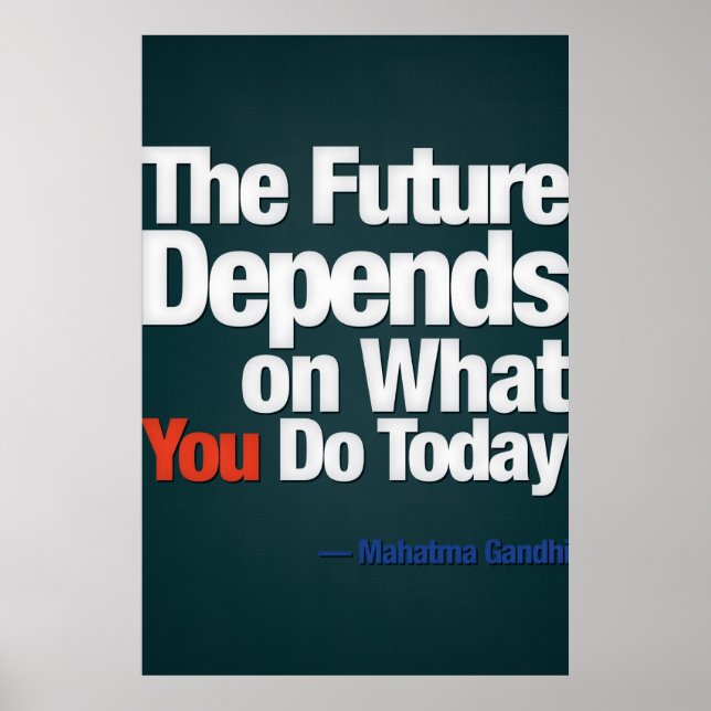 Aktion, - Gandhi (große Vorlage, bearbeitbar) Poster (Vorne)