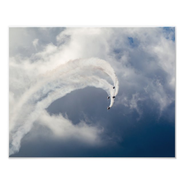 Aktion "Luft anzeigen" Fotodruck (Vorne)