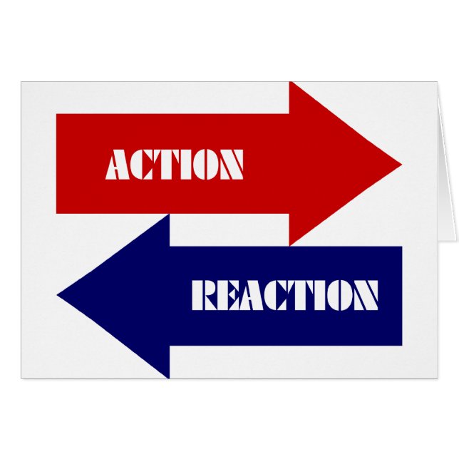 Aktion-Reaktion (Vorderseite (Horizontal))