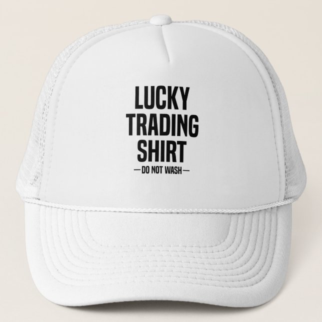 Aktionärshandel Shirt Aktie Börse Truckerkappe (Vorderseite)