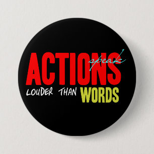 Aktionen sprechen lauter button