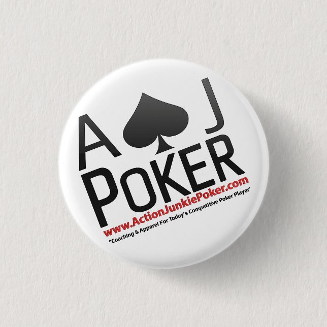 Aktions-Junkie-Poker-Buttone Button (Vorderseite)