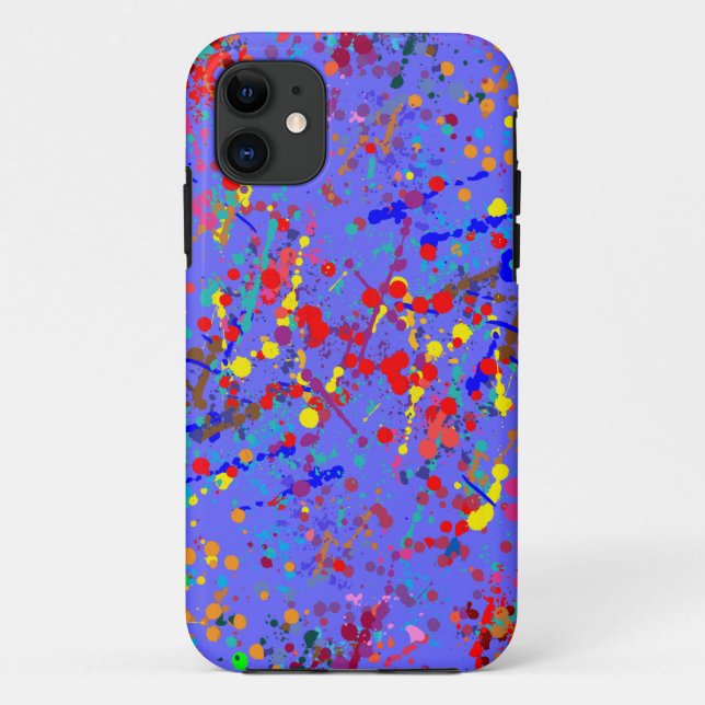 Aktions-Malerei-Spritzer-Kunst Case-Mate iPhone Hülle (Rückseite)