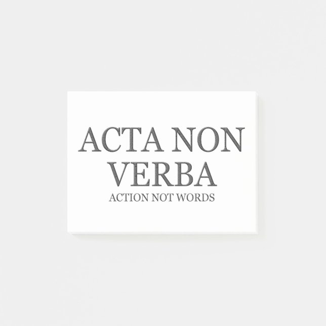 Aktions-nicht Wörter - Dunkelheit Post-it Klebezettel (Vorderseite)