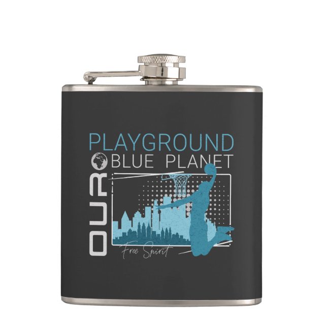 Aktionskorb Ball Player Planet Earth Vibes Flachmann (Vorderseite)