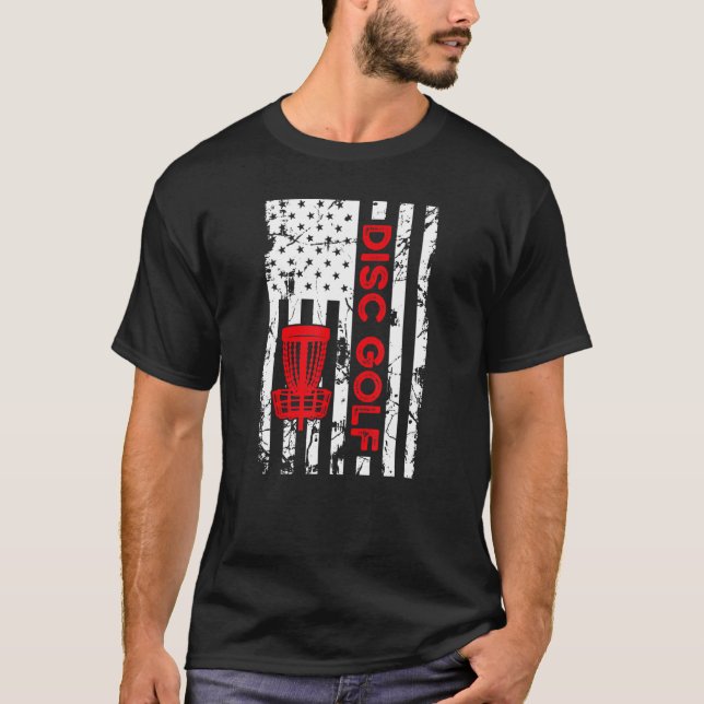 Aktionskorb "Disk Golf Flag" T-Shirt (Vorderseite)