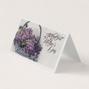 Aktionskorb für Vintage Blume - Muttertagsblut