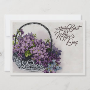 Aktionskorb für Vintage Blume - Muttertagsblut