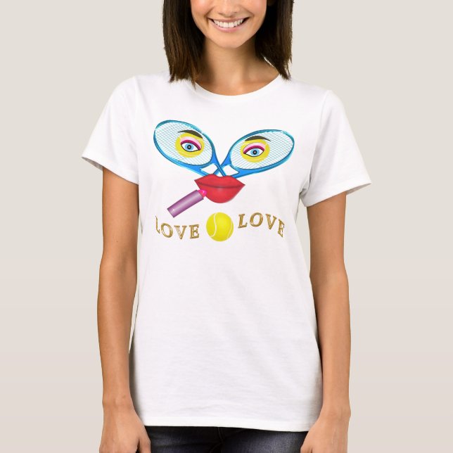 Aktive Abnutzungs-lustige Tennis-Shirts für Frauen T-Shirt (Vorderseite)
