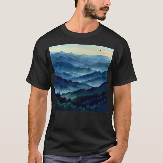 Aktive Berge T-Shirt (Vorderseite)