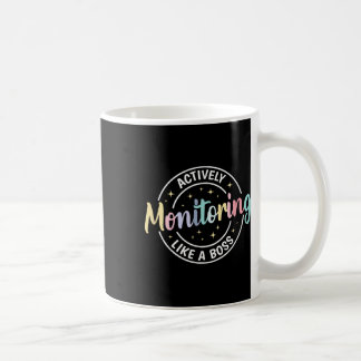 Aktive Überwachung wie eine Boss Shirt Staat-Testu Kaffeetasse