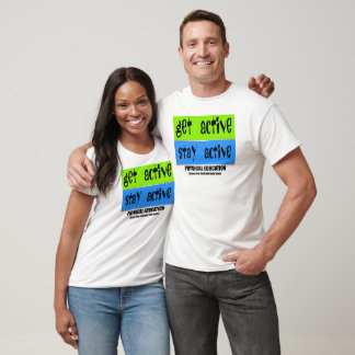 Aktive und Bleibe Leistung T-Shirt