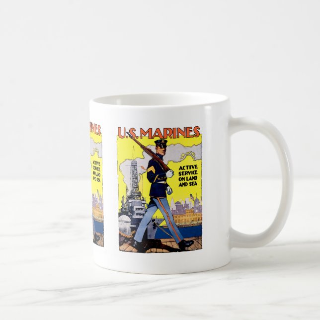 Aktiver Dienst an Land und auf See Kaffeetasse (Rechts)