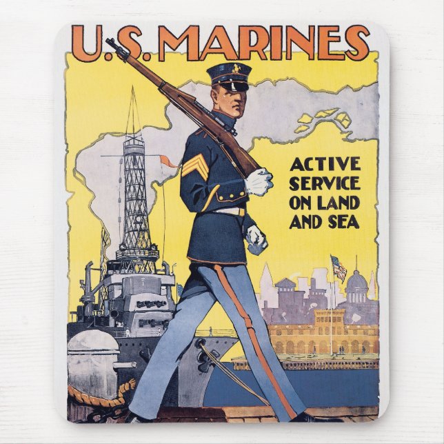 Aktiver Dienst an Land und auf See Mousepad (Vorne)