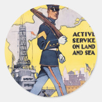 Aktiver Dienst an Land und auf See