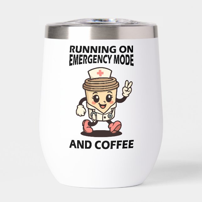 Aktiver Notbetrieb - durch Kaffee angetrieben (Vorderseite)