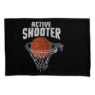 Aktiver Schütze Basketballliebhaber Männer Frauen Kissenbezug