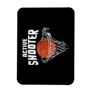 Aktiver Schütze Basketballliebhaber Männer Frauen  Magnet