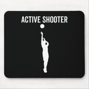 Aktiver Shooter Bysketbyll Spaß Sport Lover Spaß 1 Mousepad
