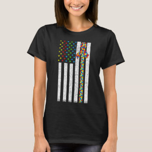 Aktives Bewusstsein für Autismus in der amerikanis T-Shirt