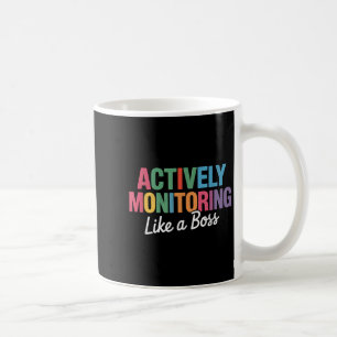 Aktives Monitoring wie ein Boss Staat Testteam Kaffeetasse