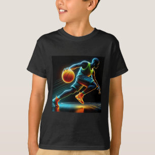 Aktives Shooter-Basketball - individuelles Design T-Shirt