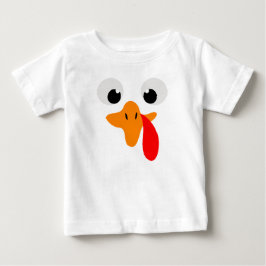Aktives türkisches Gesicht, Erntedank Baby T-shirt