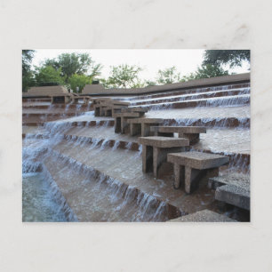 Aktives Wasserbecken - Wassergarten Fort Worth Wat Postkarte