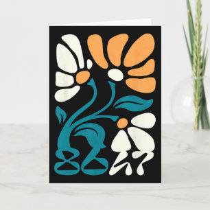 Aktivismus Subtil Groovy Floral Boho Politisch Sch Karte