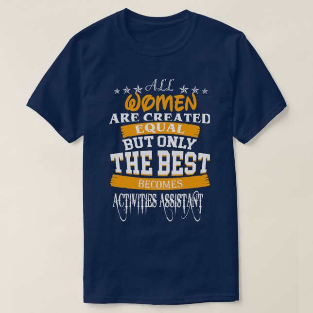 AKTIVITÄTEN UNTERSTÜTZEN DIE BESTE FRAU T-Shirt (Design vorne)