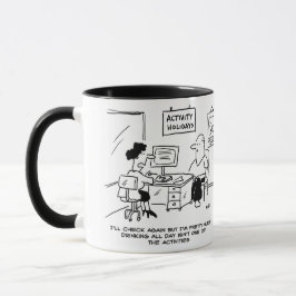 Aktivurlaub beinhaltet nicht das Trinken den ganze Tasse