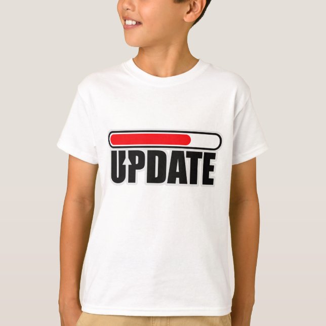 AKTUALISIEREN T-Shirt (Vorderseite)