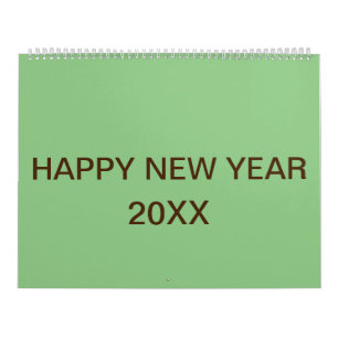 AKTUALISIERTE benutzerdefinierte TextLogo-Kalender Kalender