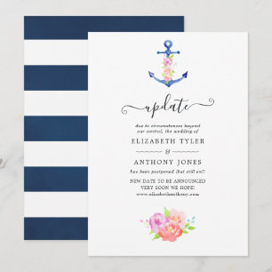 Aktualisierung der Wasserfarben für die Hochzeit Einladung