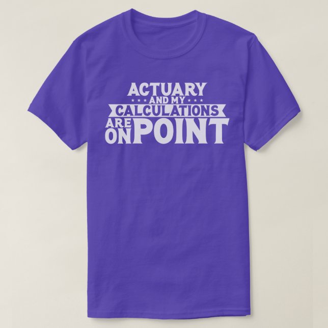 Aktuell und meine Berechnungen sind im Gange T-Shirt (Design vorne)