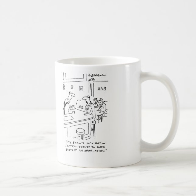 Aktuelle Gehirn-Tasse Kaffeetasse (Rechts)