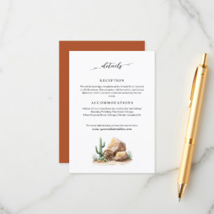 Aktuelle Informationen über Hochzeiten in der Wild Begleitkarte