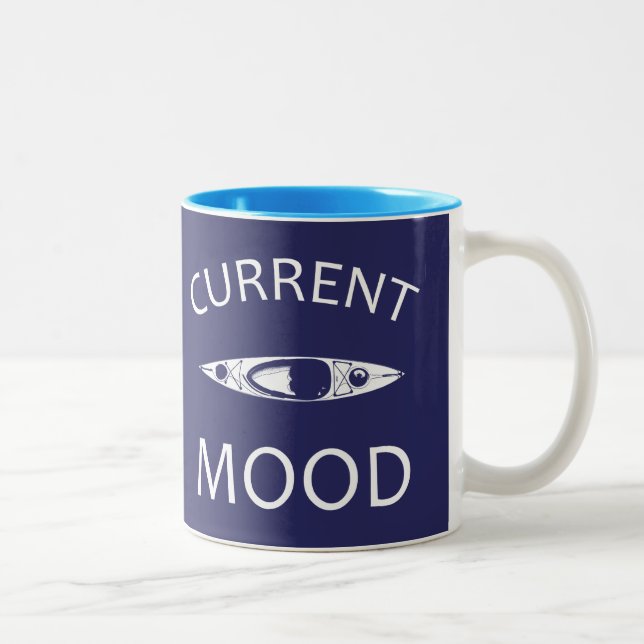 Aktuelle Stimmungslage Zweifarbige Tasse (Rechts)
