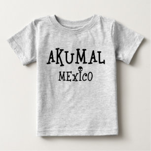 Akumal Mexico Design - Baby Fine Jersey T - Shirt
