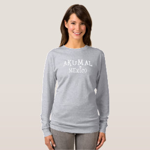 Akumal Mexico Design - Basic Long Sleeve T - Shirt