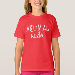 Akumal Mexico Design - Der T - Shirt für Mädchen