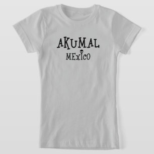 Akumal Mexico Design - Girls' Fine Jersey T - Shir T-Shirt
