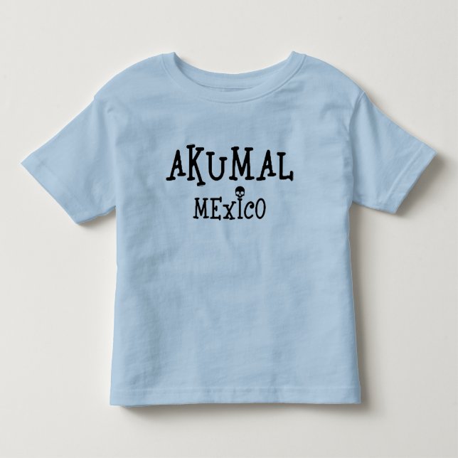 Akumal Mexico Design - Kleinkind Fine Jersey T - S Kleinkind T-shirt (Vorderseite)