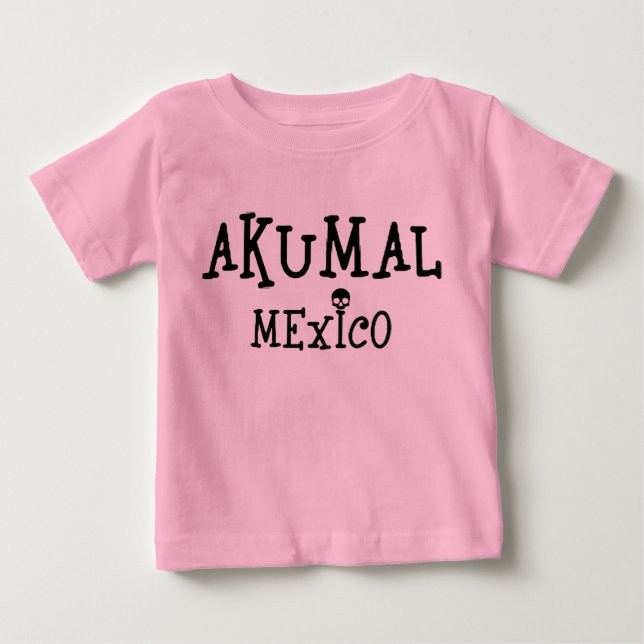 Akumal Mexico Design - T-shirt Baby Fine Jersey (Devant)