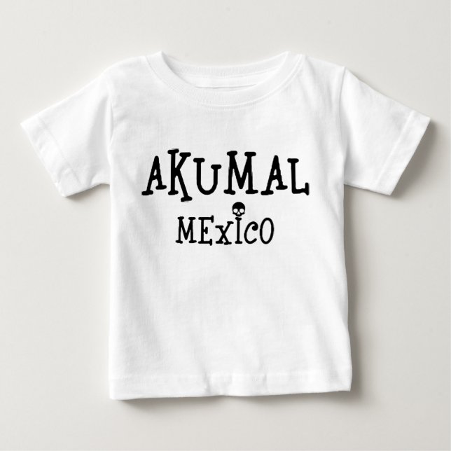 Akumal Mexico Design - T-shirt Baby Fine Jersey (Devant)