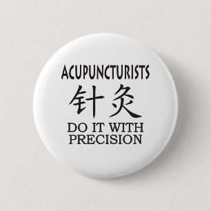 Akupunktur Chinesisches Symbol Button