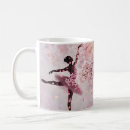 akura Balletttänzerin Kirschblüte | Elegante Flora Kaffeetasse
